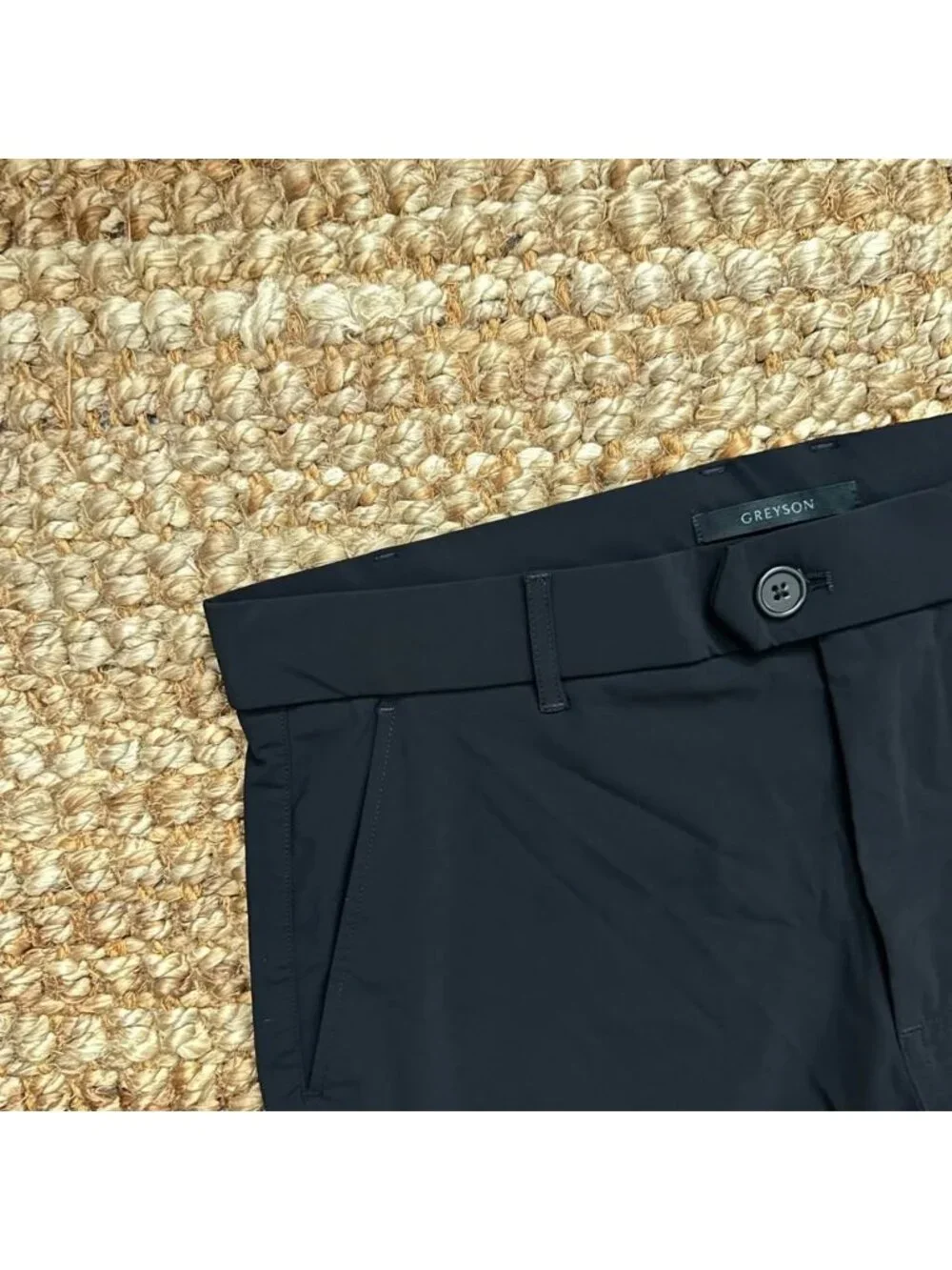 Greyson Pants Mens 32 Black Montauk Stretch Joggers Pants Performance Golf